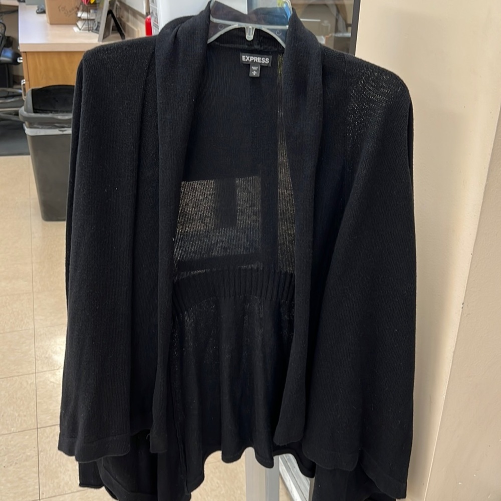 Express Black Cardigan size medium. Great condition